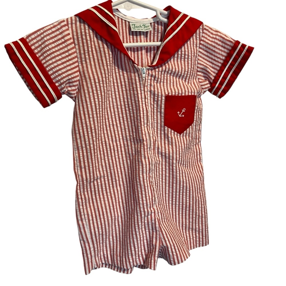 Vintage Jack Tar Sailor Romper